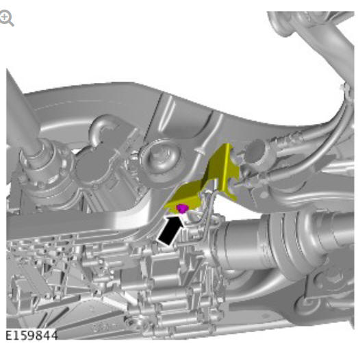 Rear drive axle_differential - Vehicles with- Active driveline drive pinion flange (G1781296) - Removal