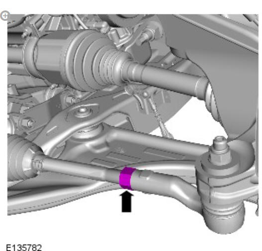 Steering linkage tie rod end (G1360702) removal and installation