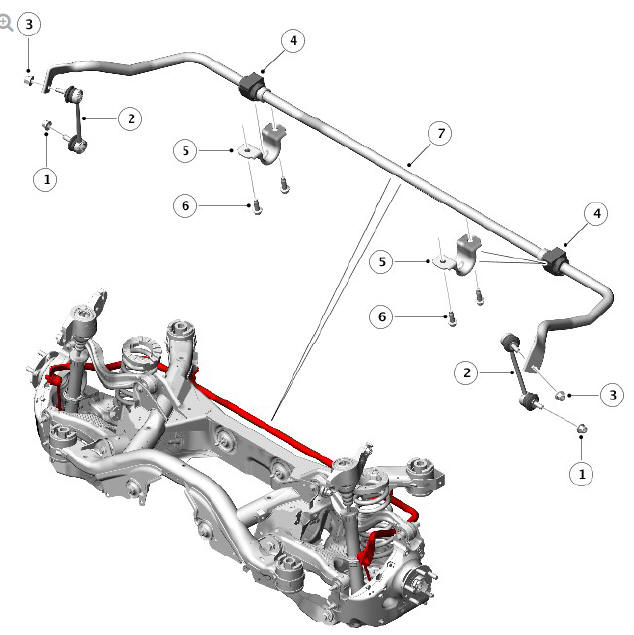 STABILIZER BAR AND LINKS