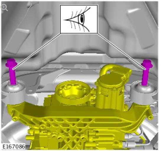 Rear drive axle_differential - Vehicles with- Active driveline drive pinion flange (G1781296) - Removal