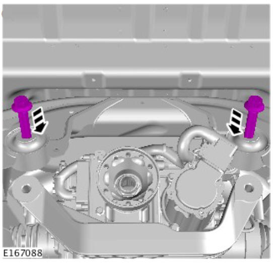 Rear drive axle_differential - vehicles with- active driveline rear drive unit actuator (G1781295) removal and installation