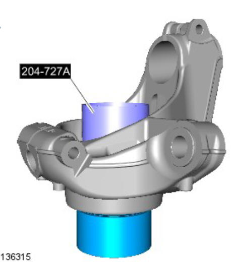 Front suspension front wheel bearing (G1348362) Removal and installation