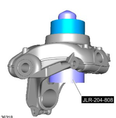 Front suspension front wheel bearing (G1348362) Removal and installation