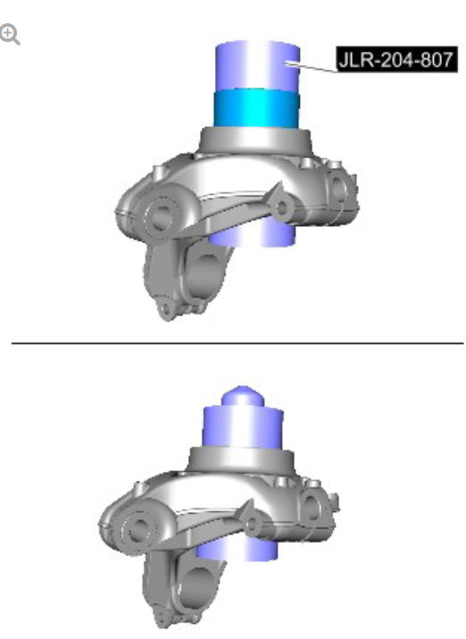 Front suspension front wheel bearing (G1348362) Removal and installation