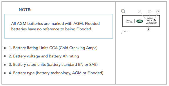 Battery Label Example