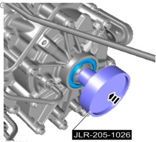 Rear drive axle_differential - Vehicles with- Active driveline rear halfshaft seal (G1781302) Removal and installation