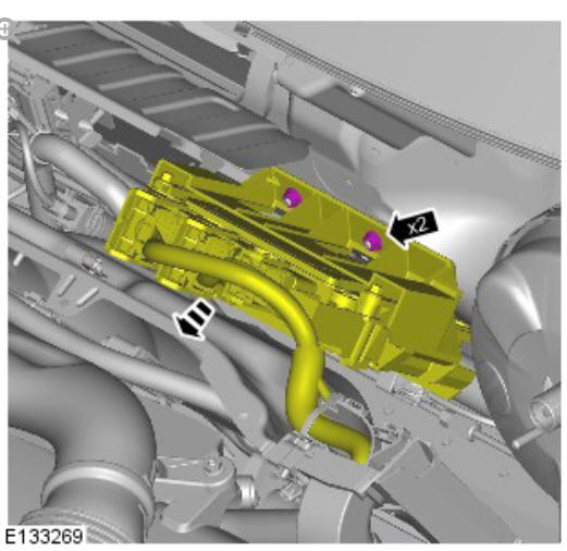 Power brake actuation brake booster (G1785125) removal and installation