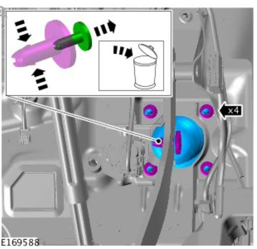 Power brake actuation brake booster (G1785125) removal and installation