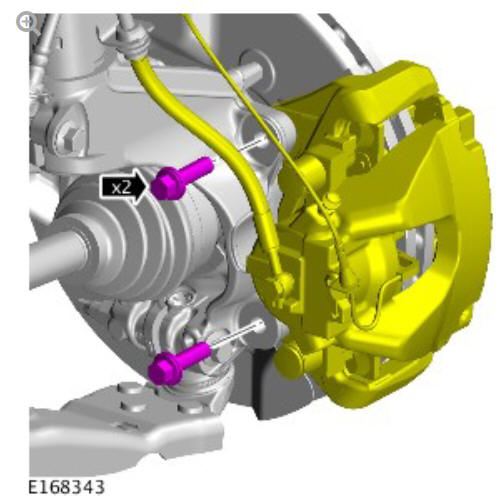 Front suspension lower ARM (G2028296) Removal and installation