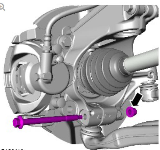 Front drive halfshafts front left halfshaft (G1794494) - Removal