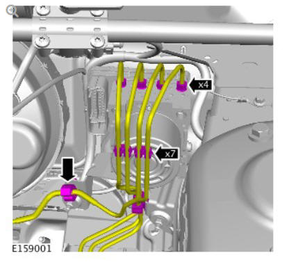 Anti-lock control anti-lock brake system module (G1807249) removal and installation