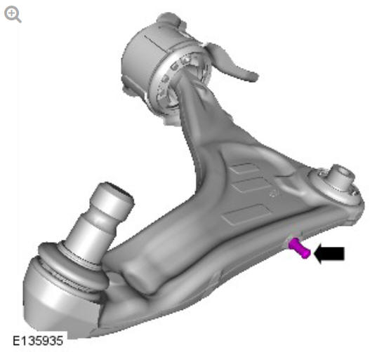 Front suspension lower ARM (G2028296) Removal and installation