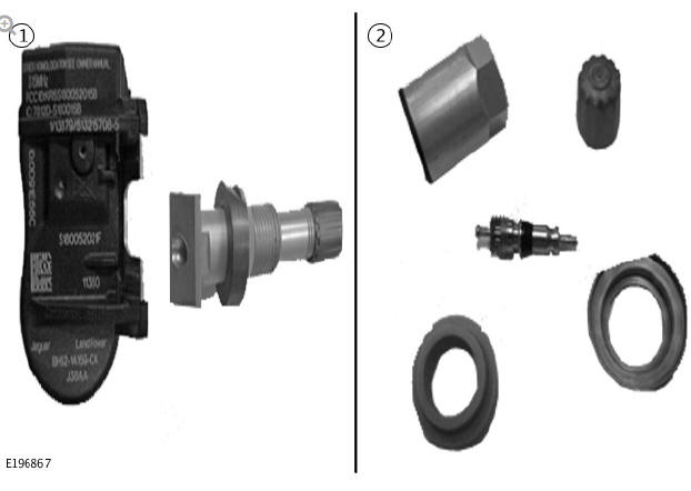 TG1C and TG1C valve stem