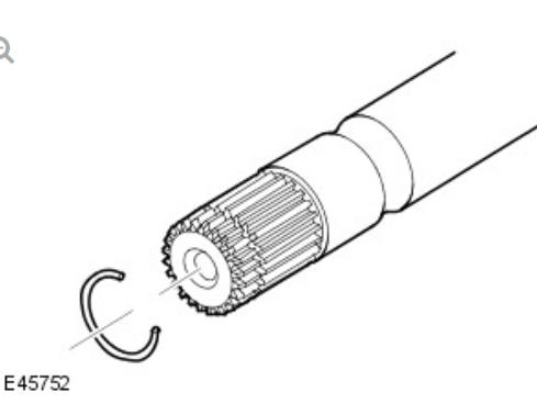 Front drive halfshafts front left halfshaft (G1794494) - Removal
