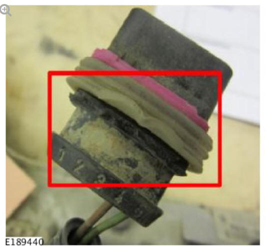 Damage to Connector, Seals or Wiring