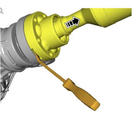 General information driveshaft to rear differential disconnection (G2152273) general procedures