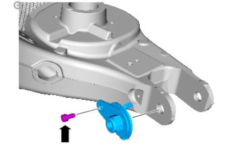 Rear suspension lower ARM (G1774719) Removal and installation