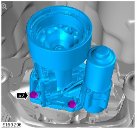 Rear drive axle_differential - Vehicles without- Active driveline active on-demand coupling - Vehicles with- 9HP48 9 - Speed automatic transmission - AWD (G1775369) removal and installation