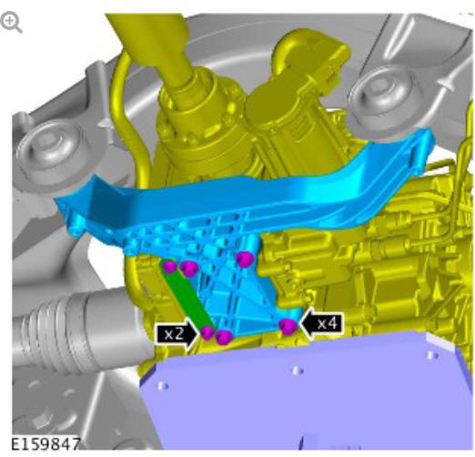Rear drive axle_differential - Vehicles with- Active driveline drive pinion flange (G1781296) - Installation