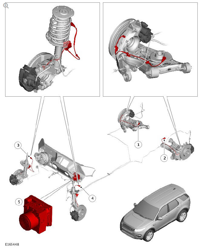 Anti-lock control - traction control description and operation