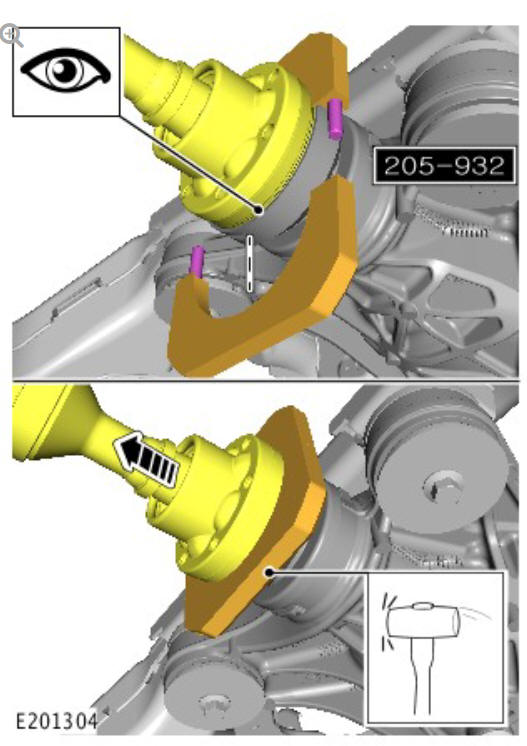 General information driveshaft to rear differential disconnection (G2152273) general procedures