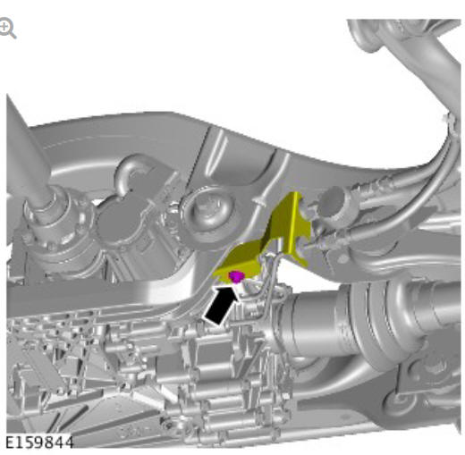 Rear drive axle_differential - vehicles with- active driveline differential case (G1781298) - Removal