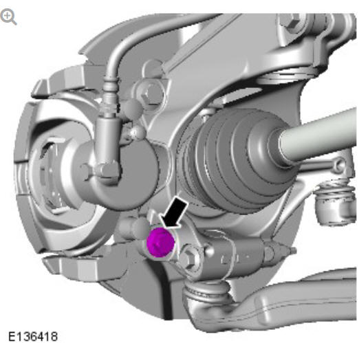 Front drive halfshafts front left halfshaft (G1794494) - Installation