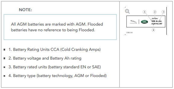 Battery Label Example
