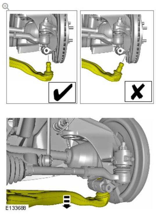 Front suspension shock absorber and spring assembly (G1779643) - Removal 