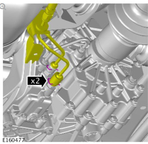 Rear drive axle_differential - vehicles with- active driveline differential case (G1781298) - Removal