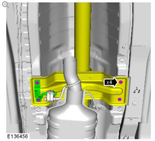Rear drive axle_differential - Vehicles without- Active driveline active on-demand coupling module (G1775371) Removal and installation