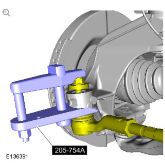 Front suspension shock absorber and spring assembly (G1779643) - Removal 