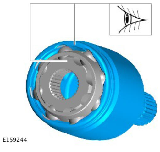 Rear drive halfshafts outer constant velocity joint boot (G1791657) Installation