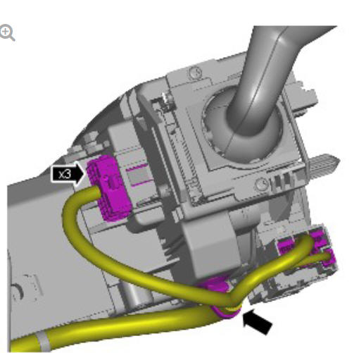Steering column steering column (G1816641) Removal and installation