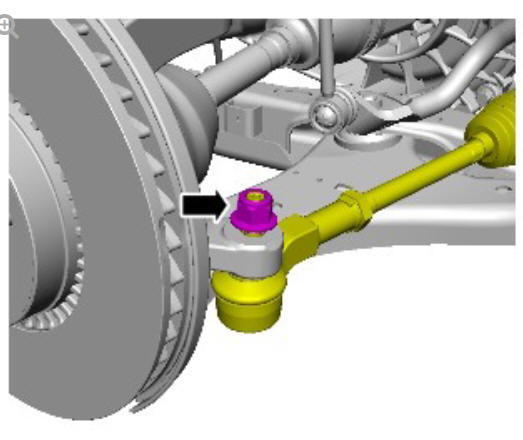 Front suspension shock absorber and spring assembly (G1779643) - Removal 