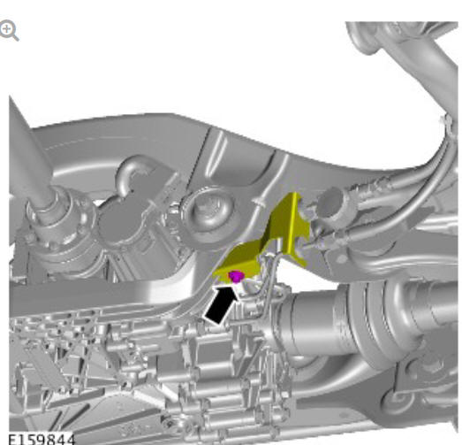 Rear drive axle_differential - vehicles with- active driveline drive pinion seal (G1781297) - Removal