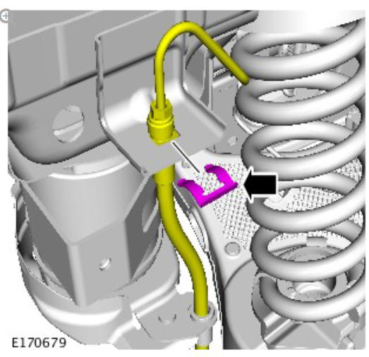 Rear disc brake brake caliper (G1785110)  - Installation