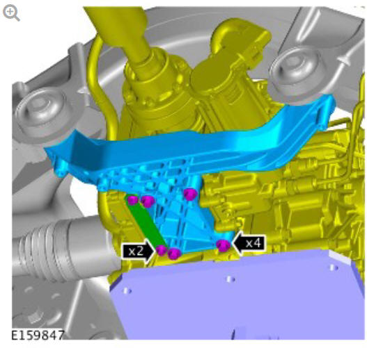 Rear drive axle_differential - vehicles with- active driveline differential case (G1781298) - Removal
