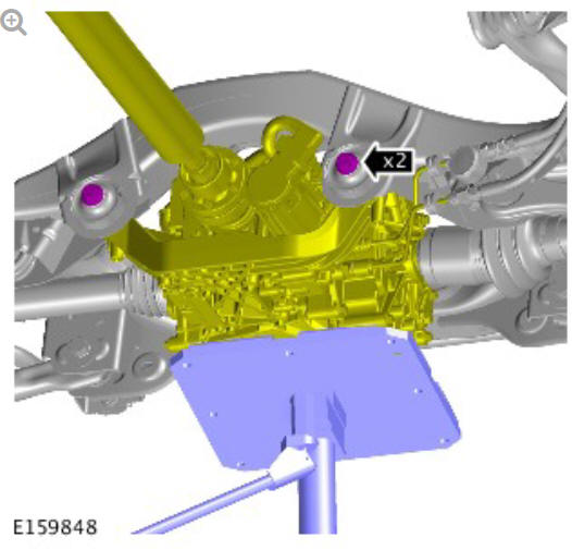 Rear drive axle_differential - vehicles with- active driveline drive pinion seal (G1781297) - Removal