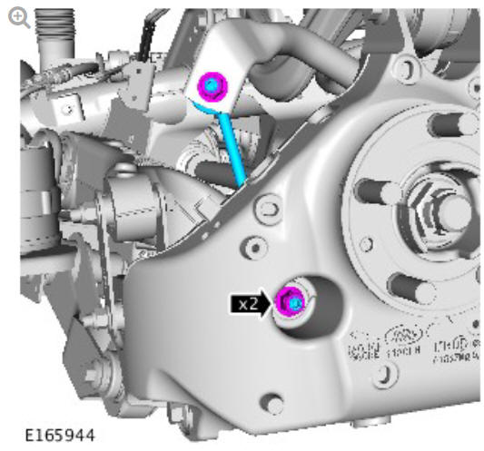Rear suspension rear stabilizer bar link (G1779705) Removal and installation