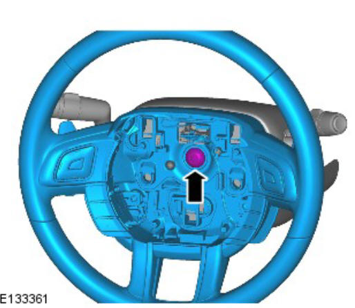 Steering column steering wheel (G1775242) removal and installation