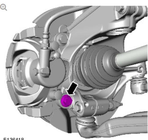 Front drive halfshafts front right halfshaft - FWD (G1794496) - Removal 