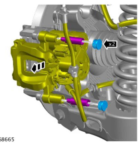 Rear drive halfshafts rear left halfshaft (G1791654) - Removal