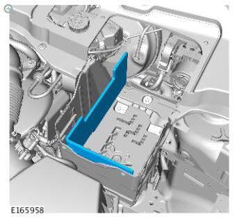 Battery tray (G1774741) removal and installation