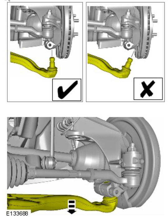 Front drive halfshafts front right halfshaft - FWD (G1794496) - Removal 