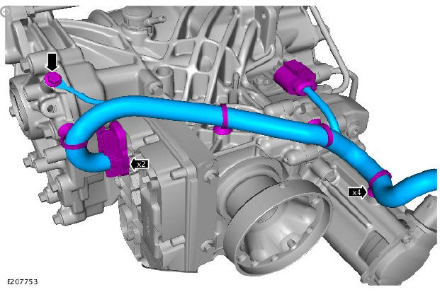 Rear drive axle_differential - vehicles with- active driveline differential case (G1781298) - Installation