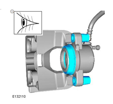 Front disc brake brake caliper (G1785105) removal and installation