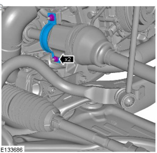 Front drive halfshafts front right halfshaft - FWD (G1794496) - Removal 