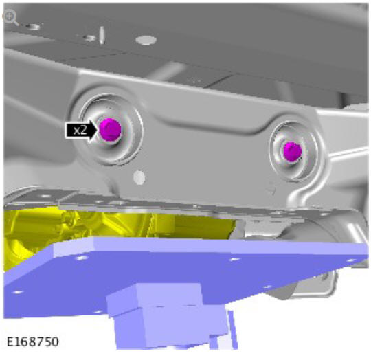 Rear drive axle_differential - Vehicles without- Active driveline differential case - vehicles with- 9HP48 9-speed automatic transmission - AWD (G1775374) removal and installation