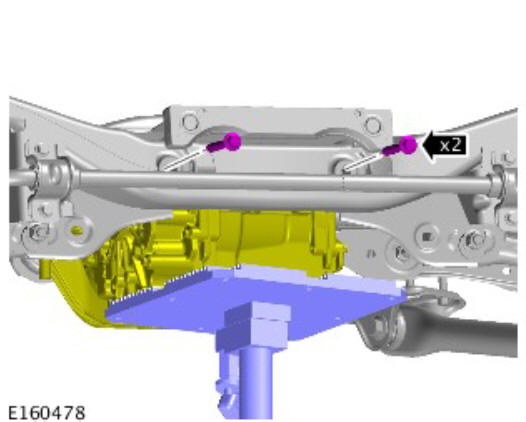 Rear drive axle_differential - vehicles with- active driveline differential case (G1781298) - Installation